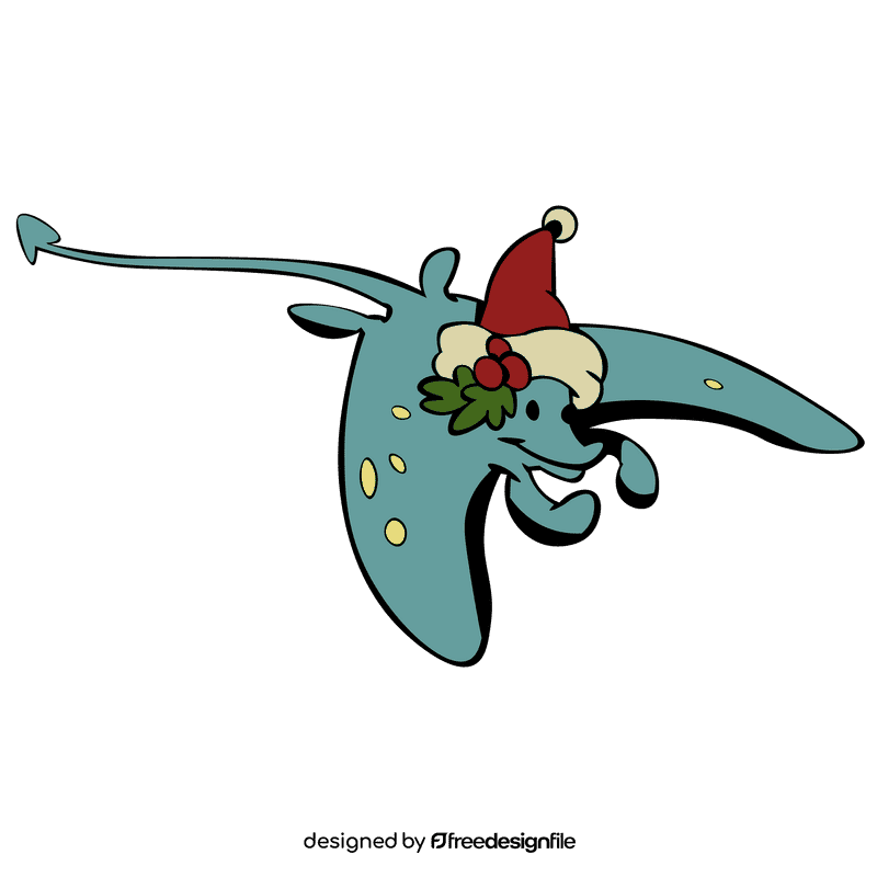 Stringray new year clipart