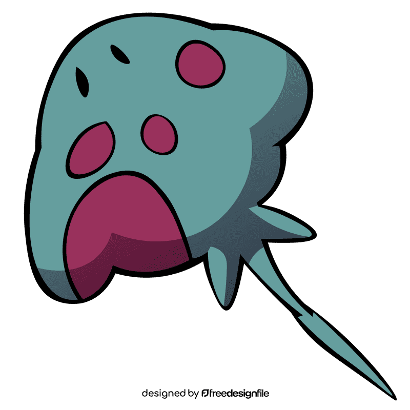 Stringray top clipart