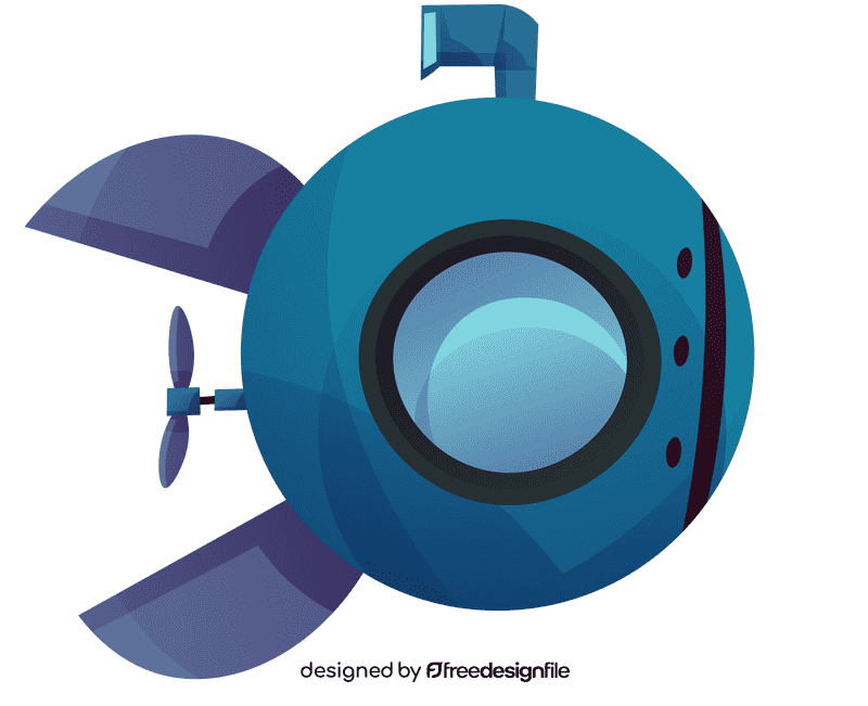 Submarine ball clipart
