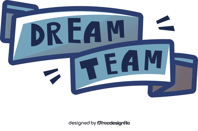 Team dream team clipart