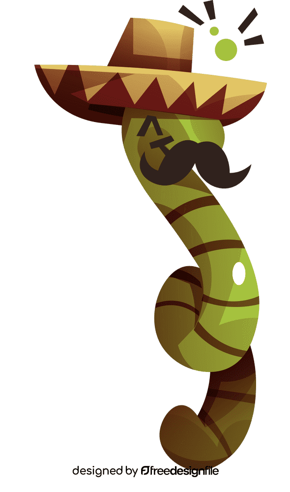 Tequila worm clipart