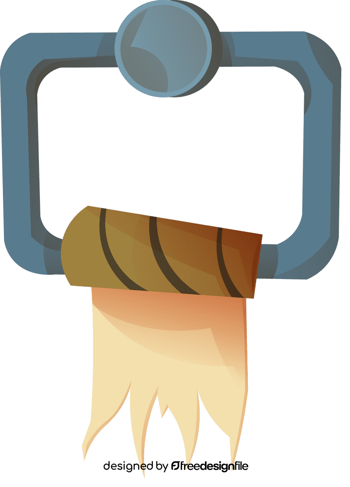 Toilet paper roll holder clipart