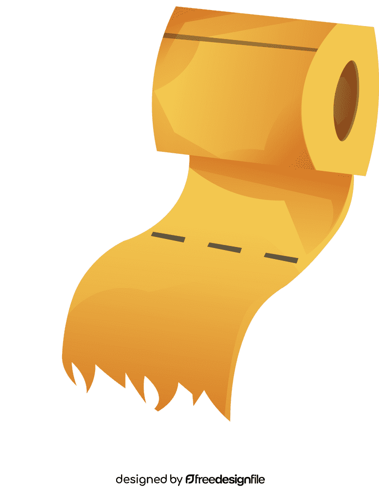 Toilet paper roll long clipart