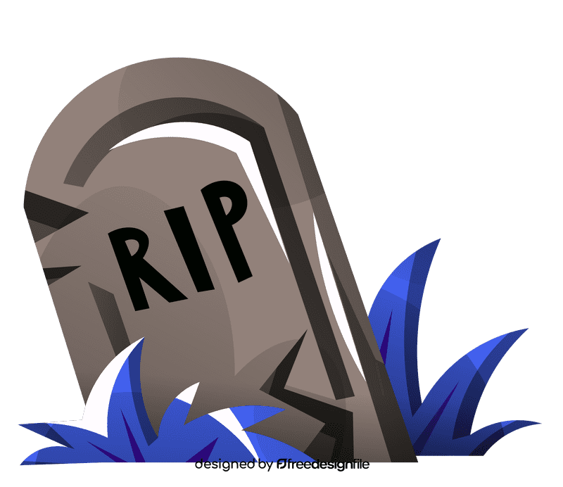 Tombstone broken clipart