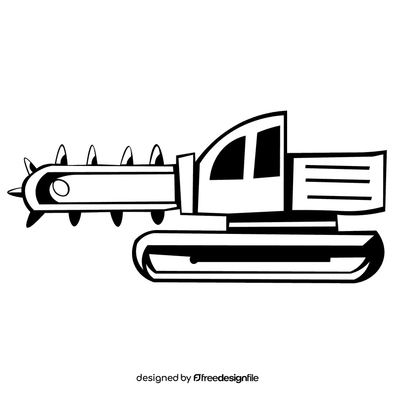 Trencher black and white clipart