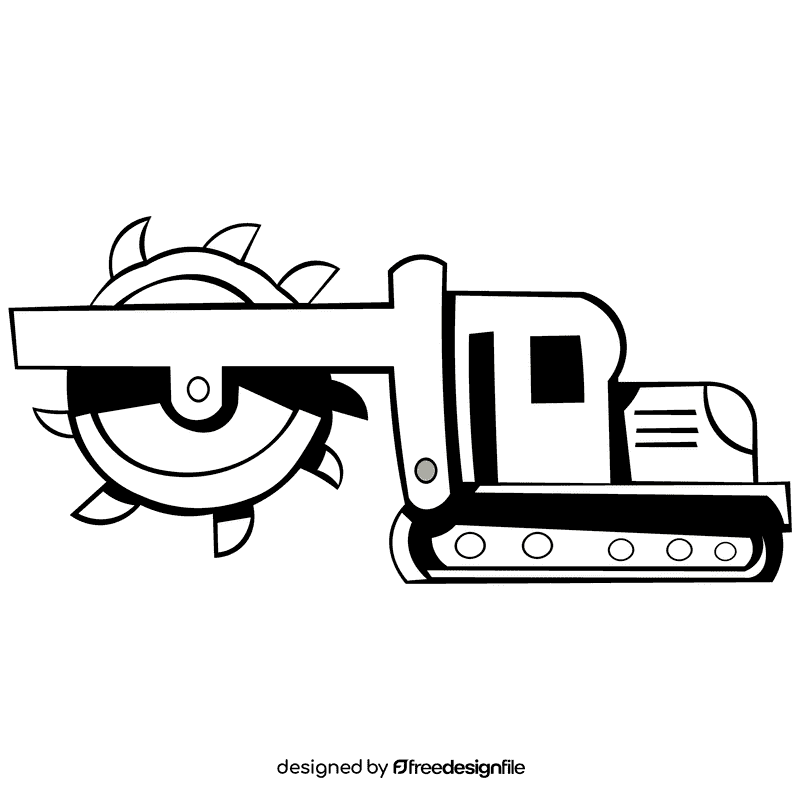 Trencher black and white clipart