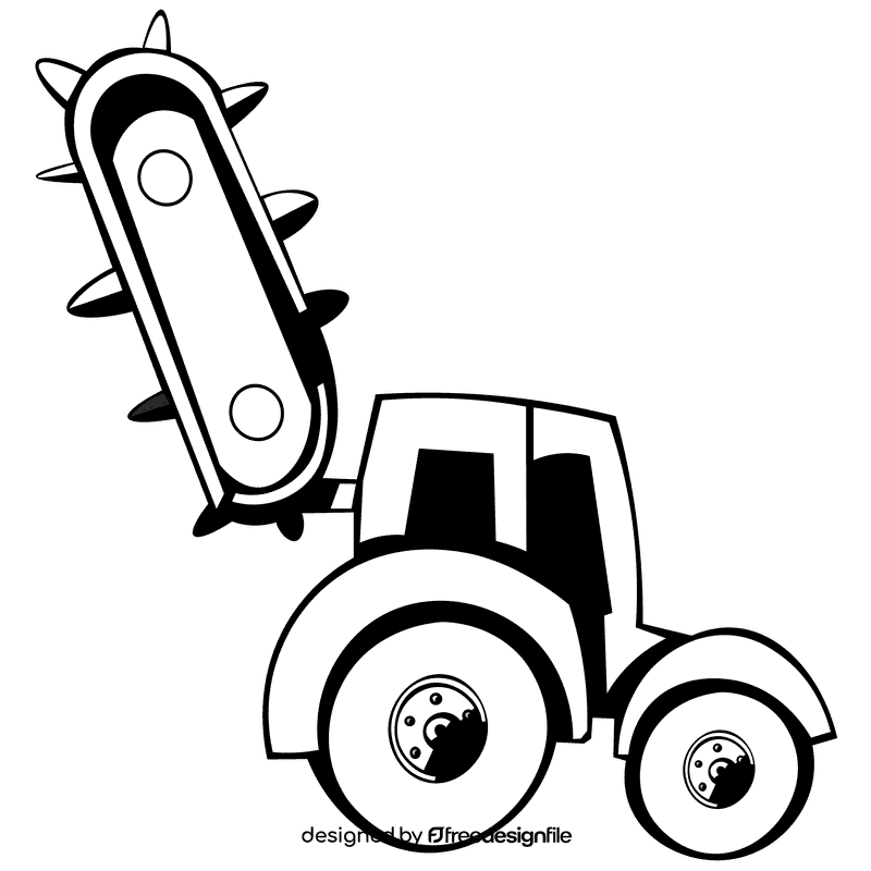 Trencher black and white clipart