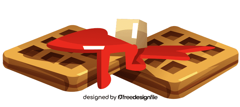 Waffle jam clipart