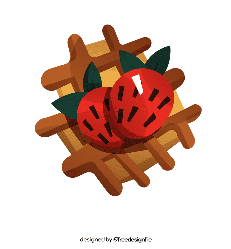 Waffle random clipart