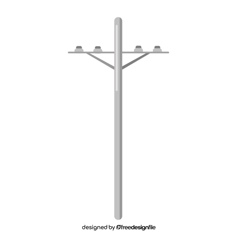 Electric pole clipart