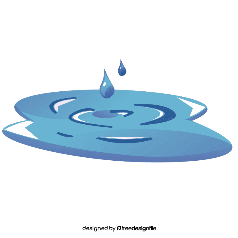 Water puddle clipart