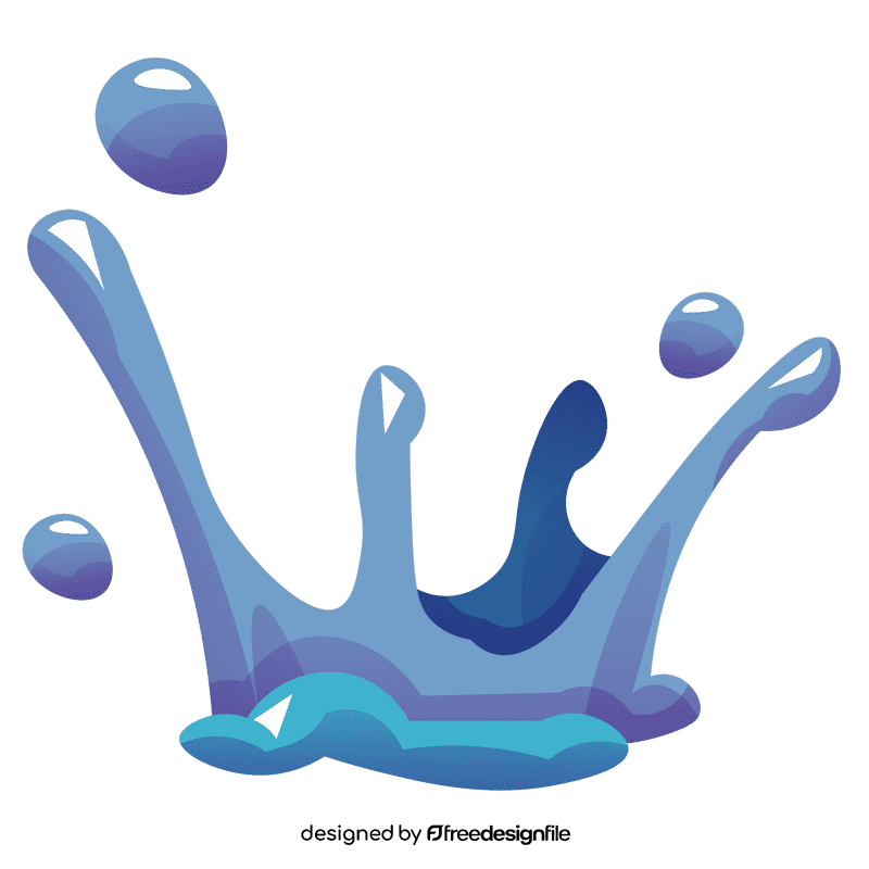 Water splash clipart