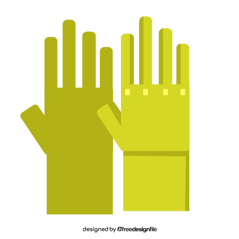 Electrical gloves clipart