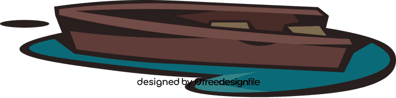 Water float boat clipart