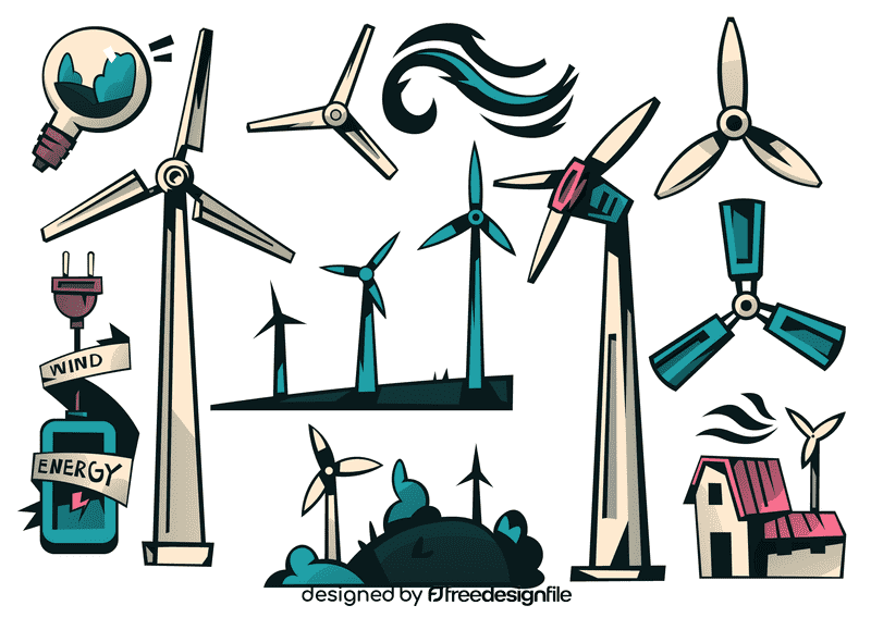 Wind turbine vector