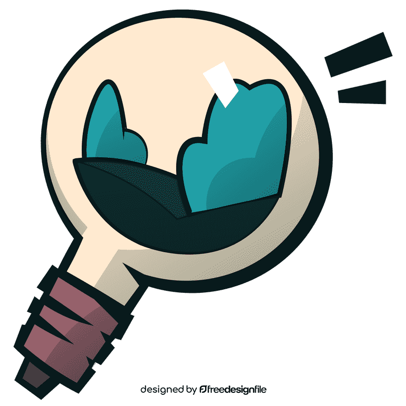 Wind turbine lamp clipart