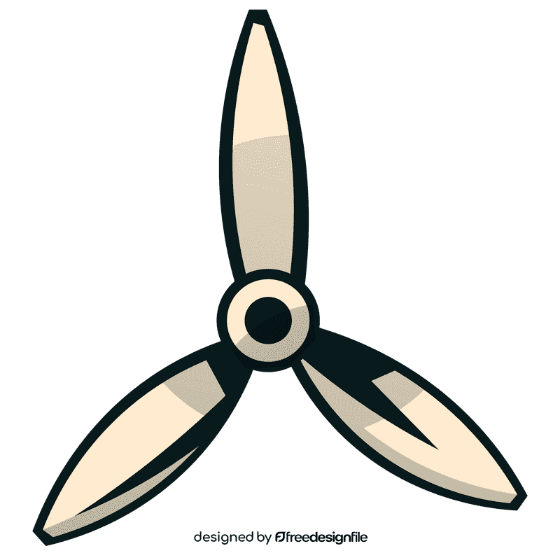 Wind turbine wings clipart