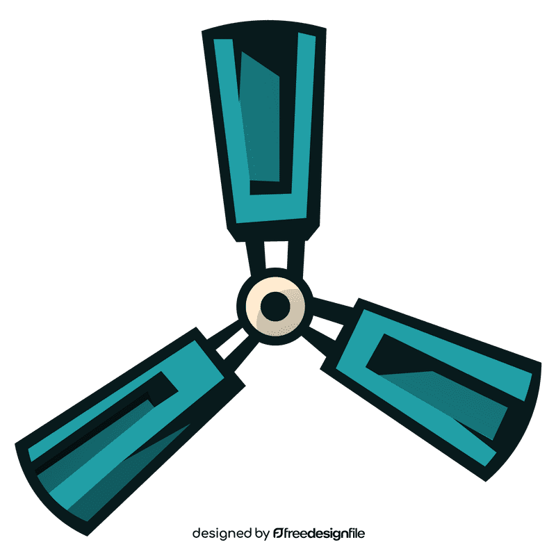 Wind turbine wings clipart
