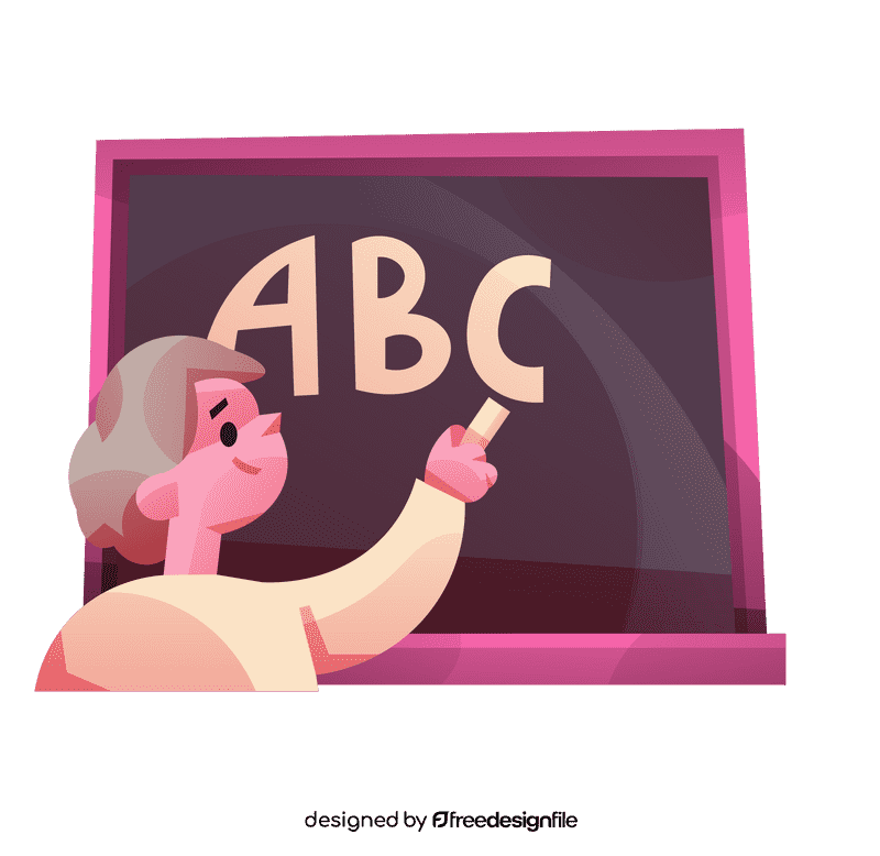 Writing blackboard clipart