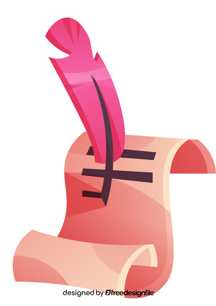 Writing feather clipart