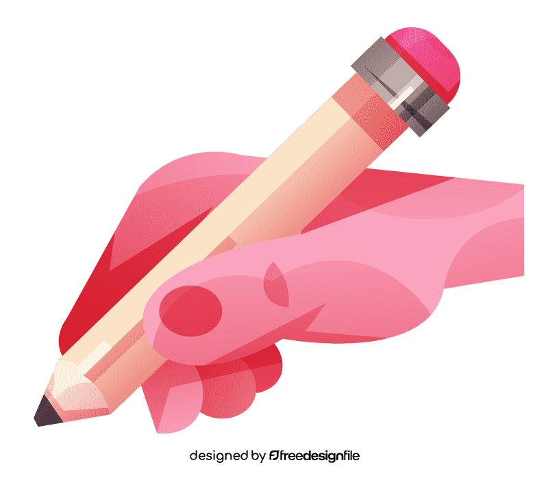 Writing hand clipart