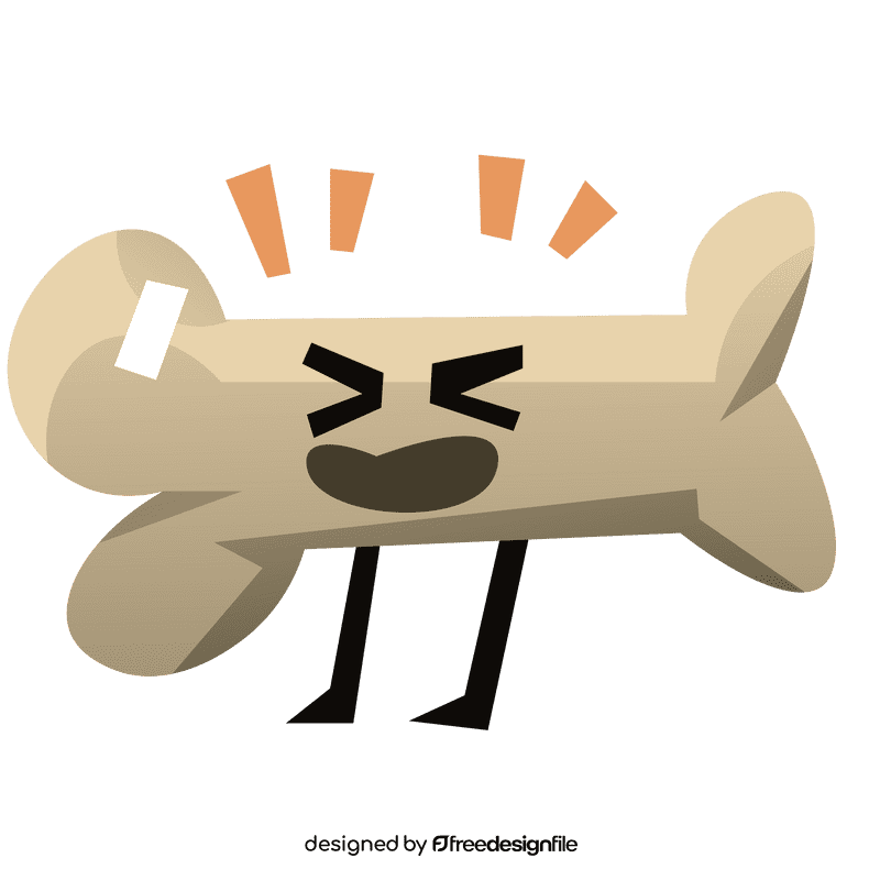 Bones annoyed clipart