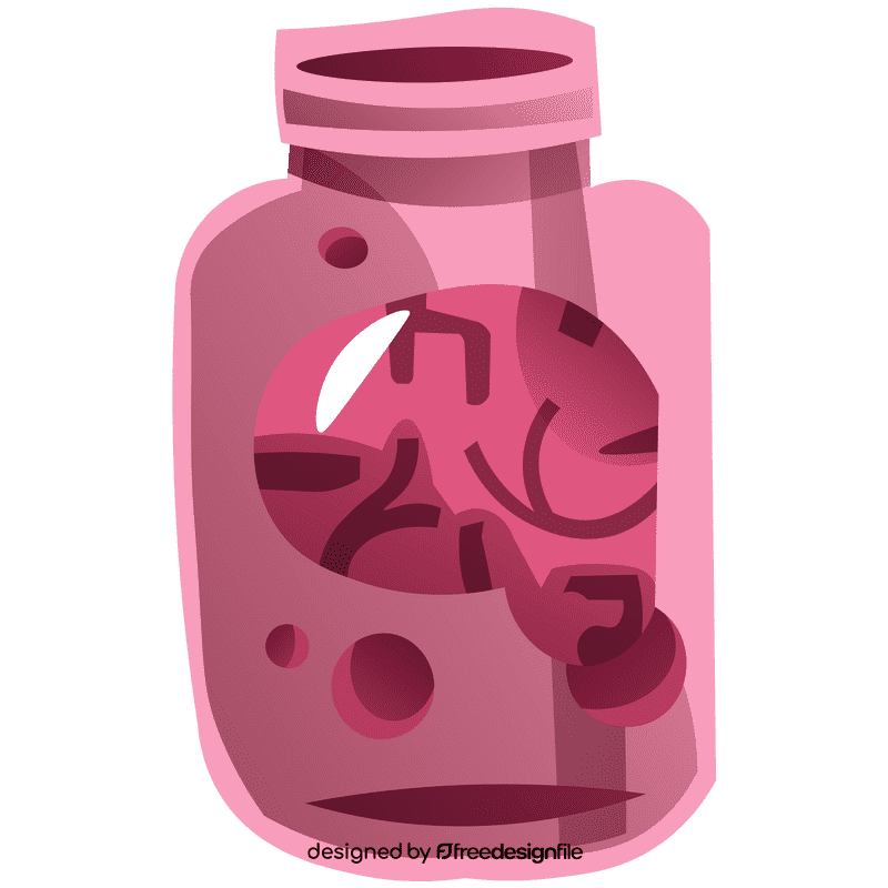 Brain jar clipart
