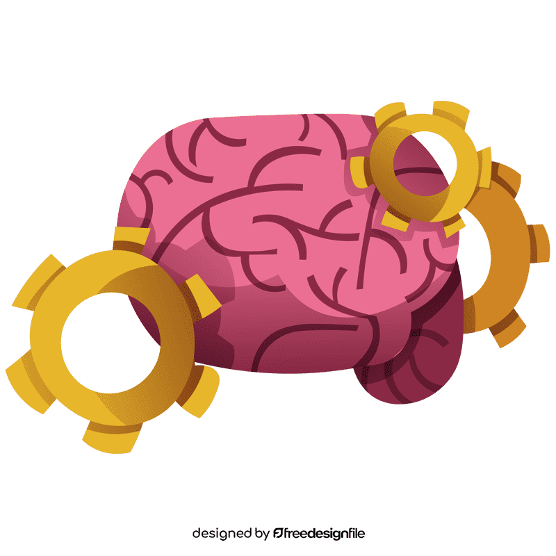 Brain mechanism clipart