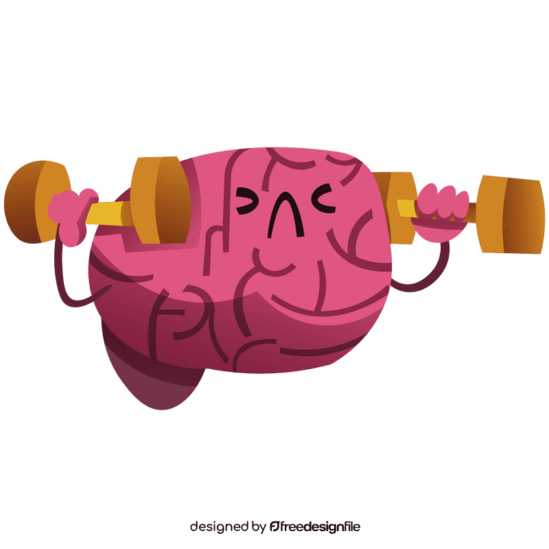 Brain strong clipart