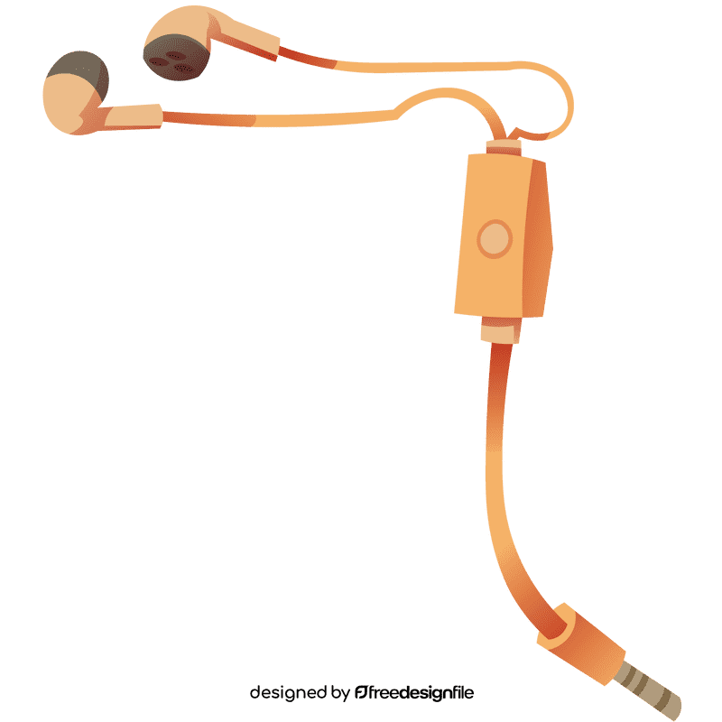 Ear headphones clipart