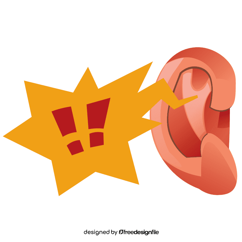 Ear hearing clipart