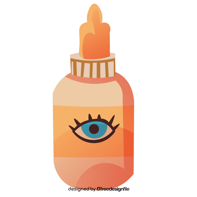 Eye eyedrops clipart