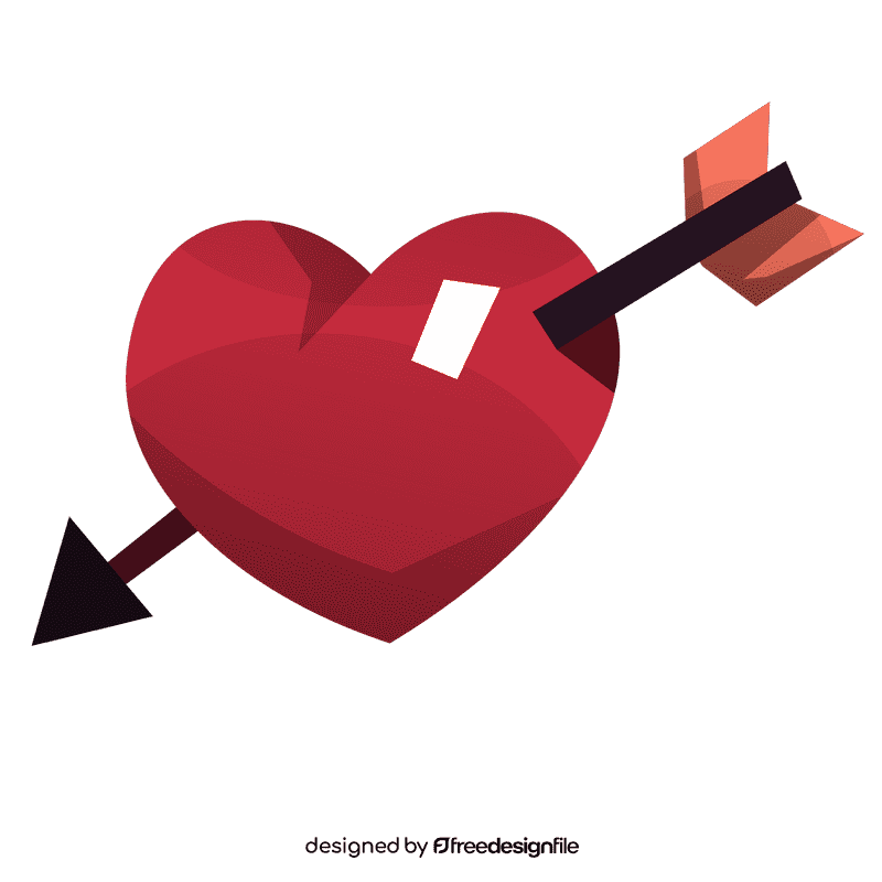 Heart arrow clipart