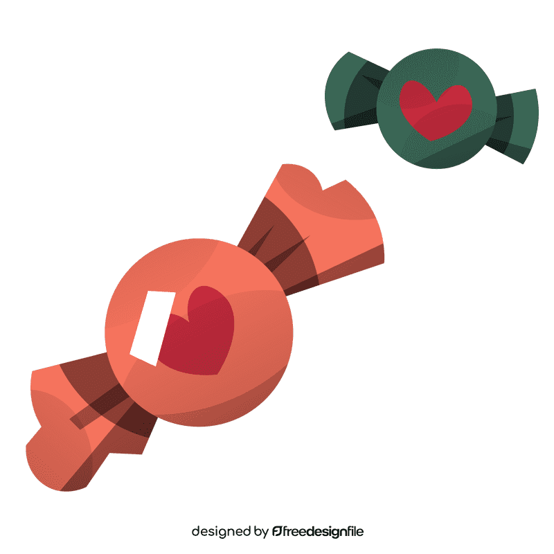 Heart candy clipart