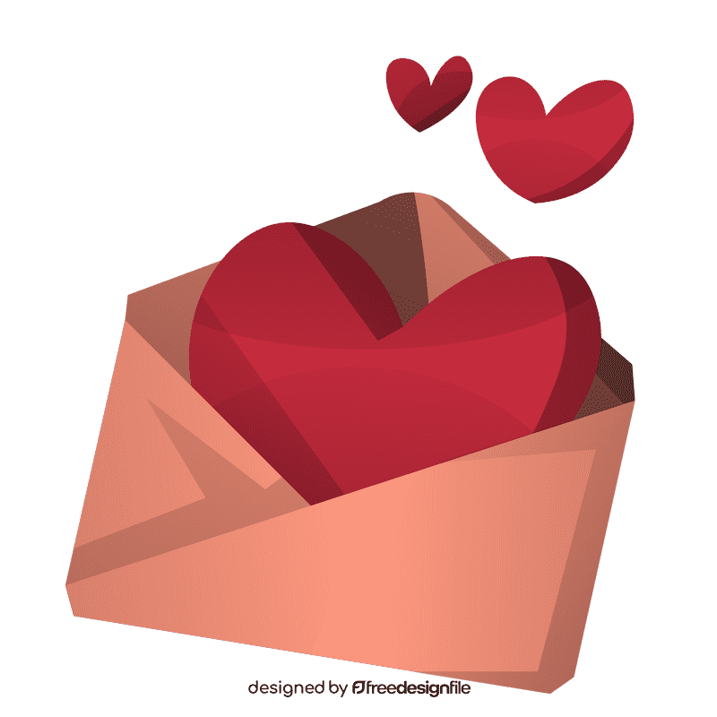 Heart letter clipart