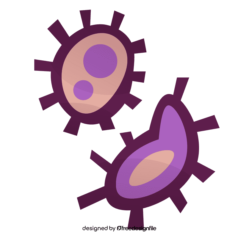 Intestines bacteria clipart