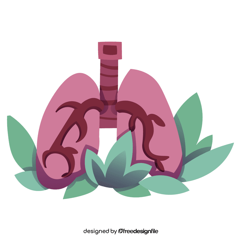 Lungs helth clipart