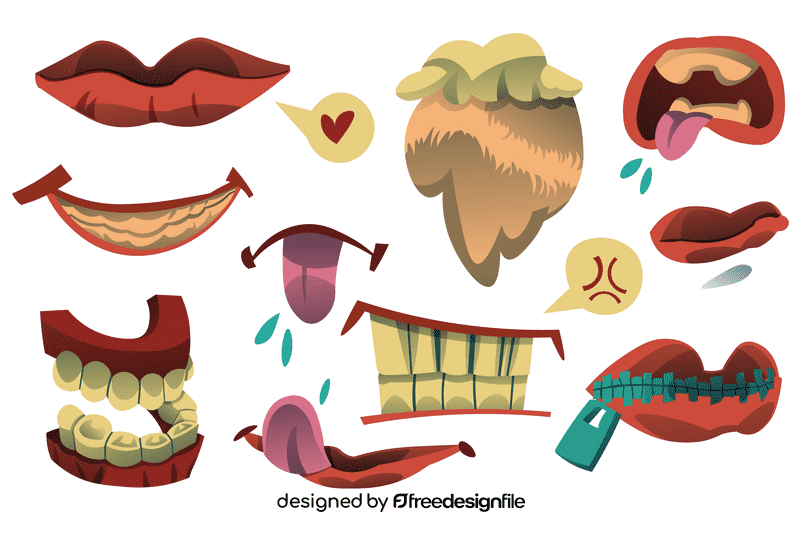 Mouth vector