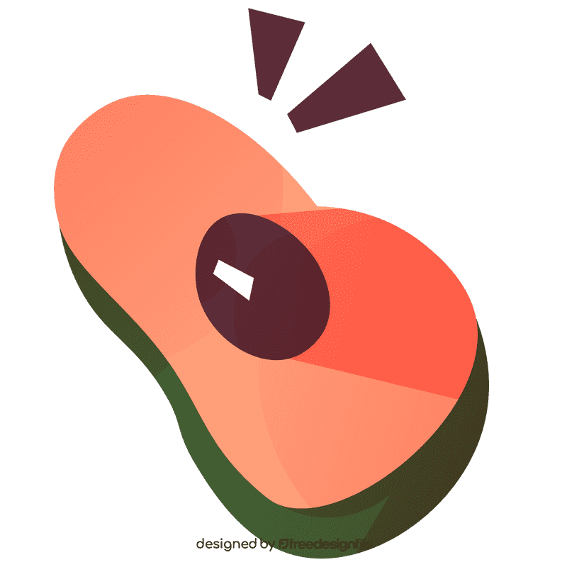 Muscles avocado clipart