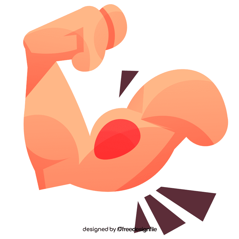 Muscles engaged clipart