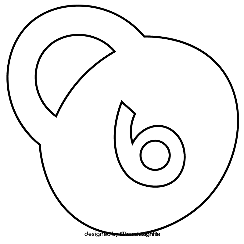 Muscles weight black and white clipart