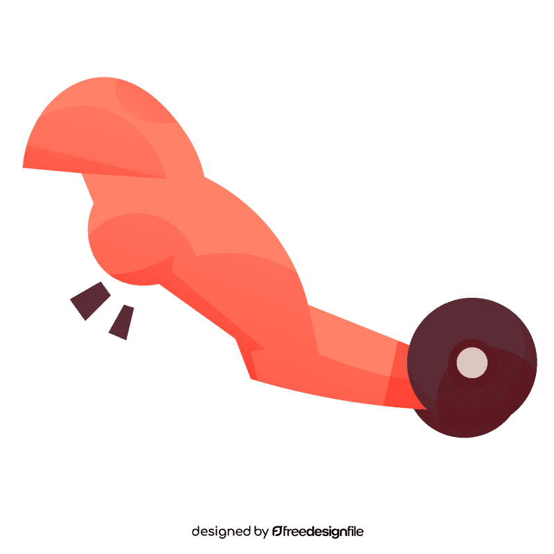 Muscles workout clipart