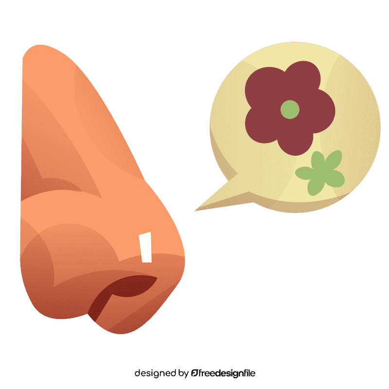 Nose flowers clipart