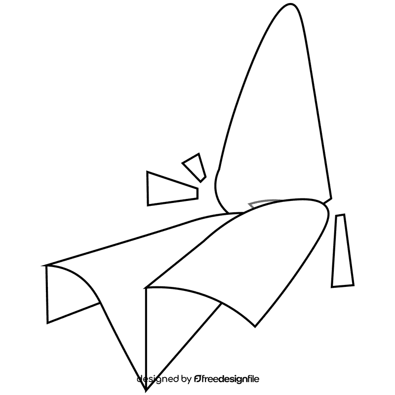 Nose sniff black and white clipart