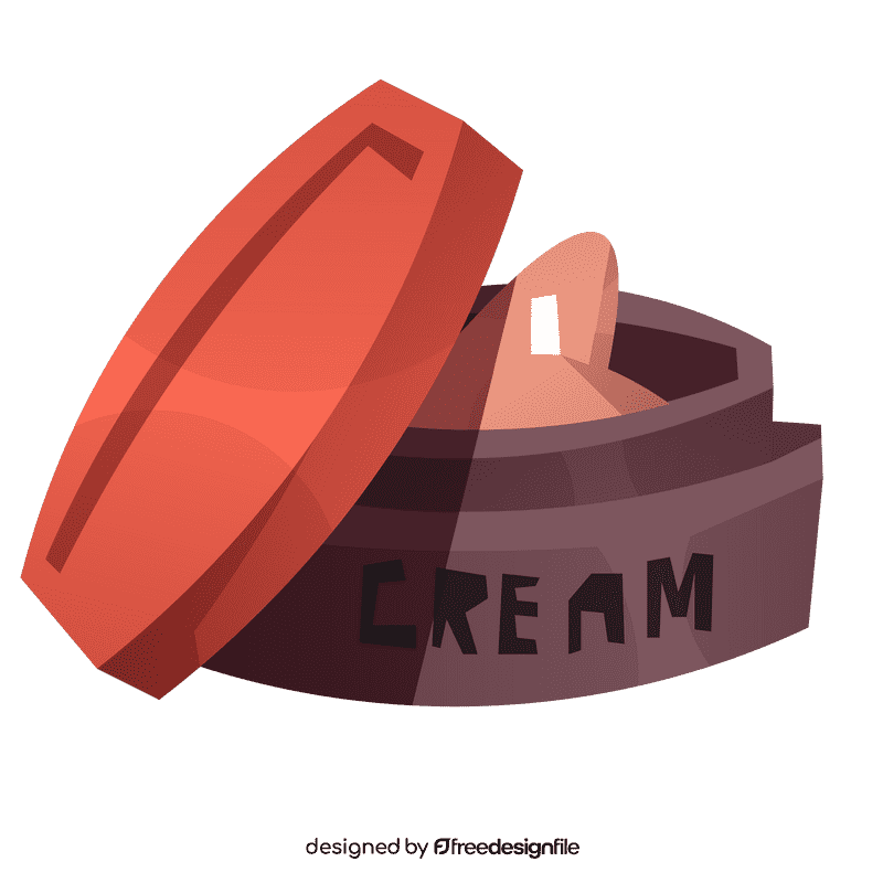 Skin cream clipart