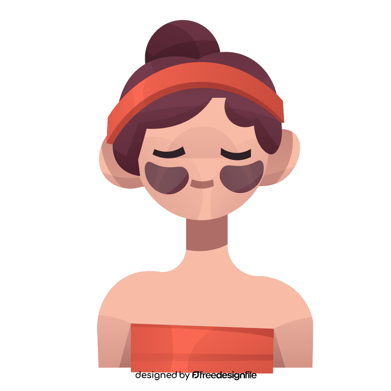 Skin facemask clipart