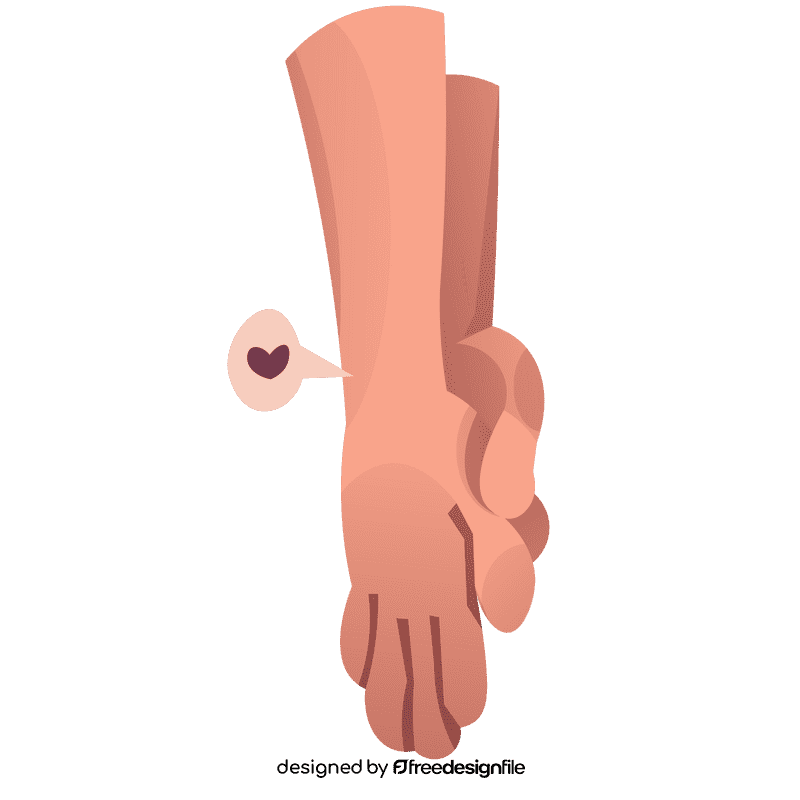 Skin hands clipart