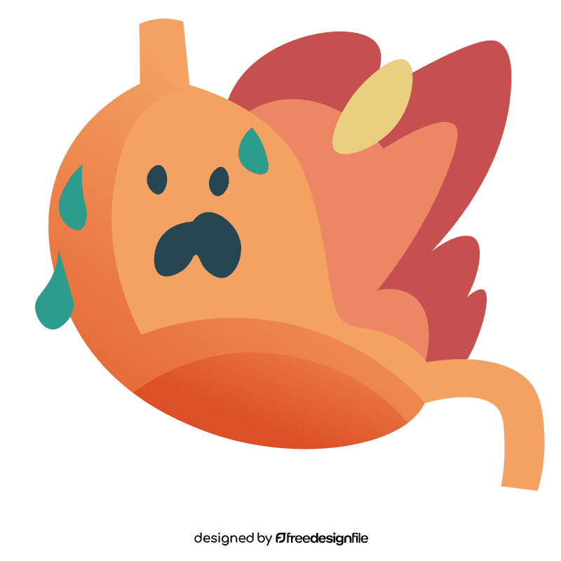 Stomach fire clipart