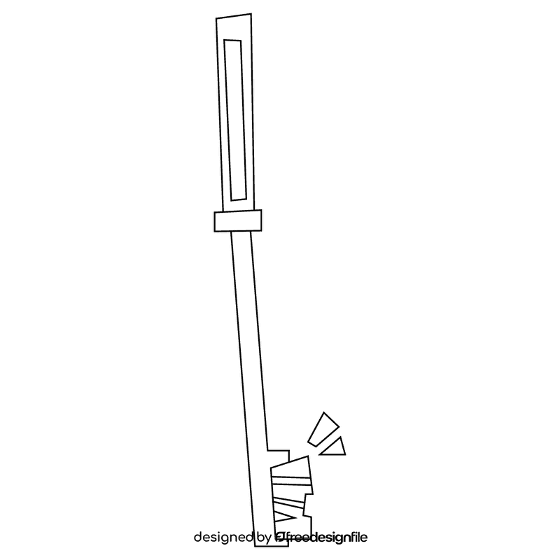 Tooth toothbrush black and white clipart