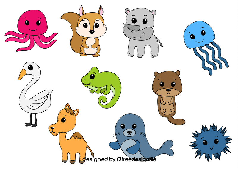 Animals vector